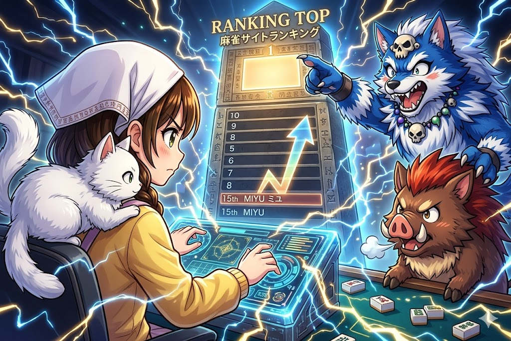 【モコモコ麻雀】ランキング機能を追加！週間・通算で順位を競おう！