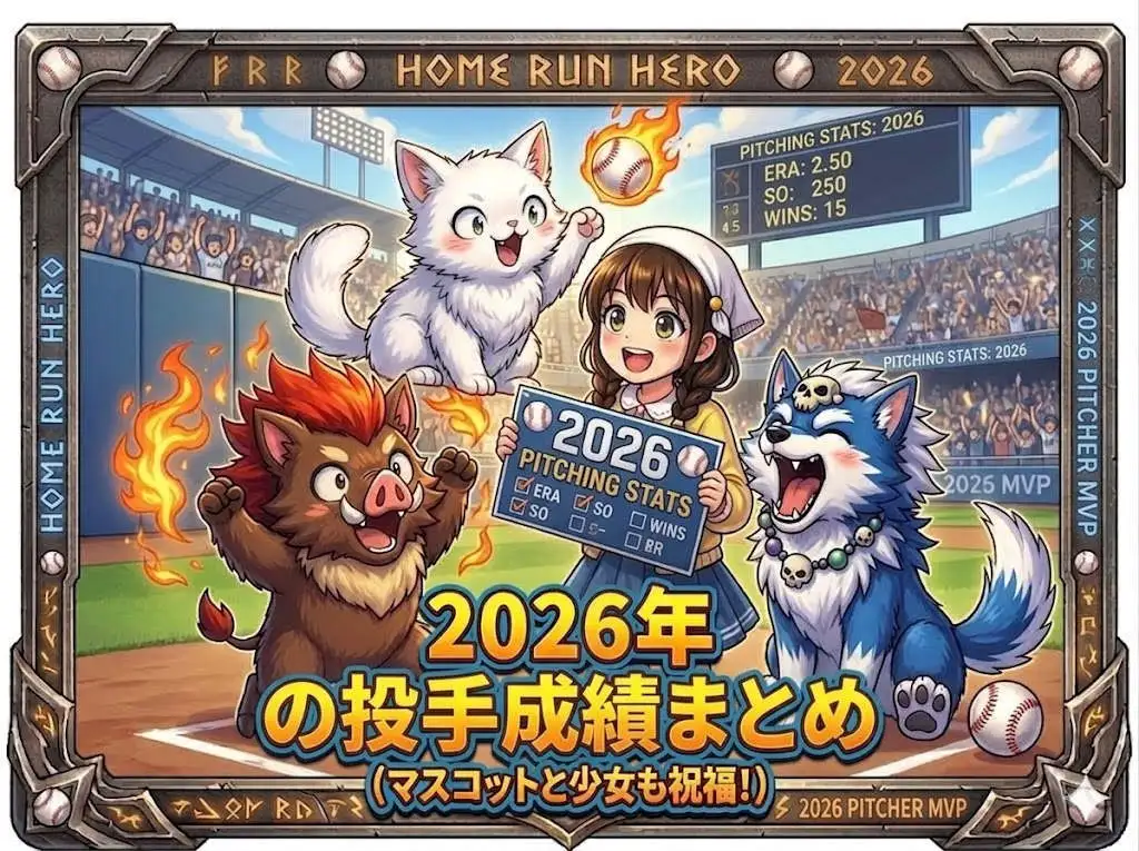 大谷翔平の2026年投手成績まとめ