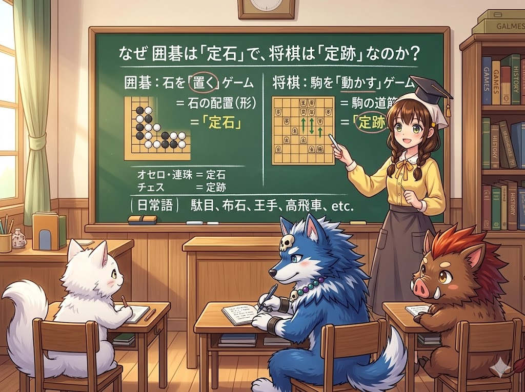 【定石と定跡の違い】漢字一文字に隠された囲碁と将棋の深いルールの違い