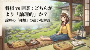将棋と囲碁はどちらが論理的？思考タイプの違いをわかりやすく解説